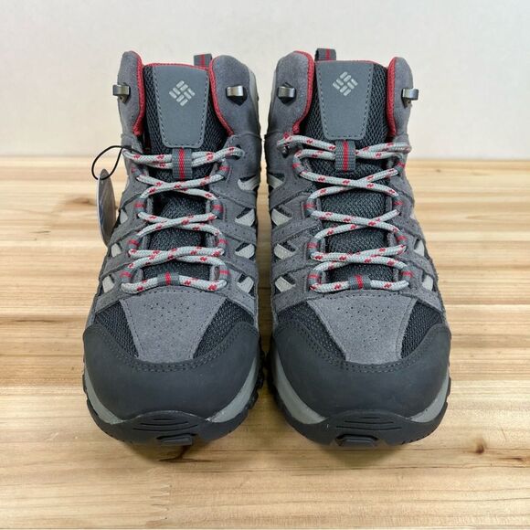 New Columbia Crestwood Mid Waterproof hiking boots womens 7.5 grey pink - Picture 2 of 8